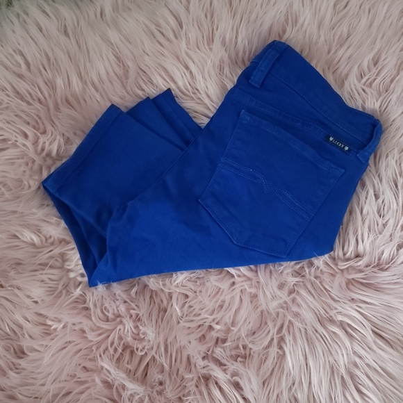 Lucky Brand Charlie Skinny Electric Blue Jeans - Picture 15 of 15